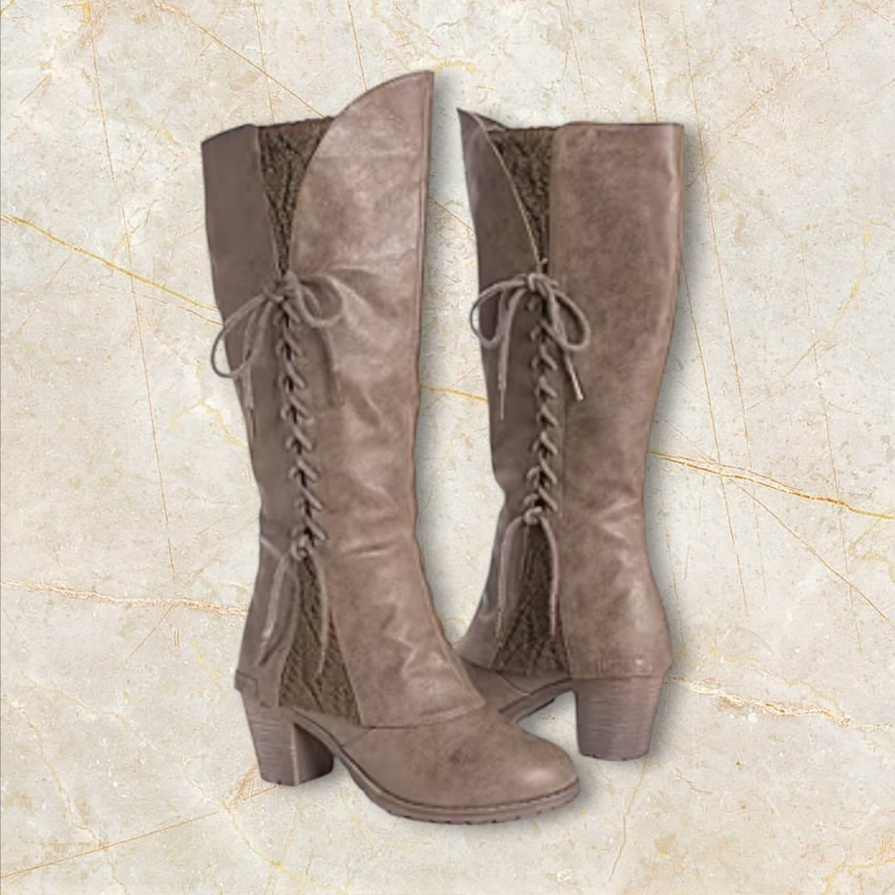 🚩♡Muk Luks Leo Stacked Heel Winter Boots